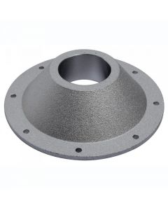 Tafelpoot - Ø60mm - Geanodiseerd - Geborsteld Aluminium - Reserveonderstel Ø170mm 