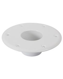 Tafelpoot - Ø60mm - Aluminium - Wit - Reserveonderstel Ø160mm