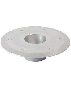 Tafelpoot - Ø80mm - Geborsteld Aluminium - Reserveonderstel Ø250mm