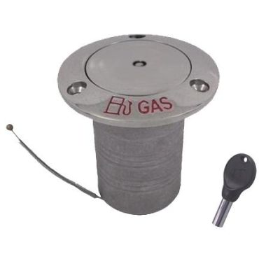 Dek-dop Pop-up met slot Gas A Ø38mm D Ø76mm B 76mm Rvs 316