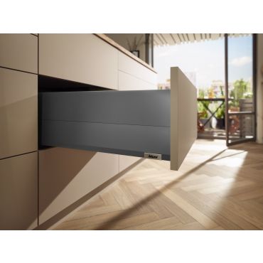 Blum Merivobox lade met Boxcap - Hoogte E (209mm) - 500mm - 40kg - Oriongrijs