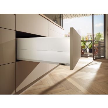 Blum Merivobox lade met Boxcap - Hoogte E (209mm) - 270mm - 40kg - Zijdewit